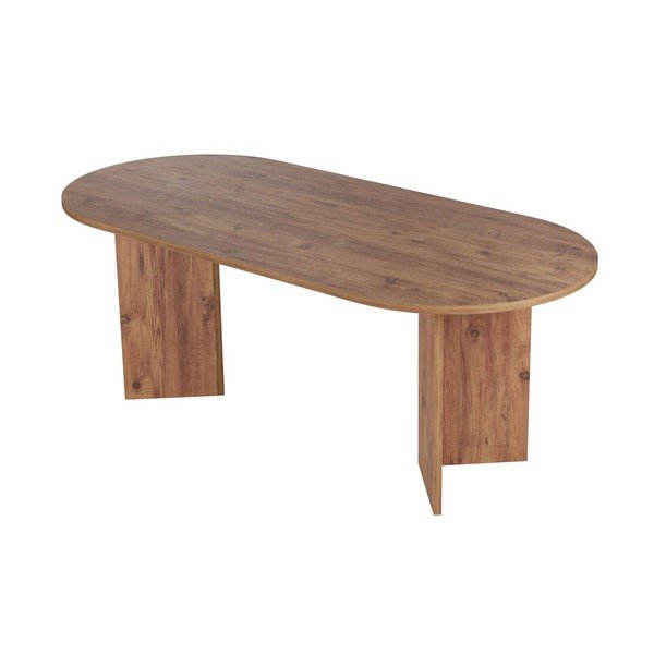 Jídelní stůl v dekoru borovice 90x200 cm Sabella – Kalune Design-image-3