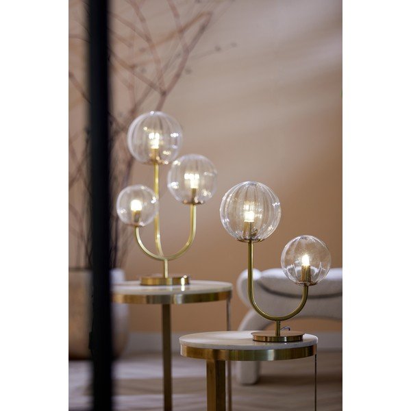 Stolní lampa ve zlaté barvě (výška 43 cm) Magdala – Light & Living-image-1