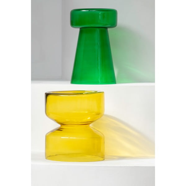 Skleněný kulatý odkládací stolek ø 35 cm Doble  – Leitmotiv-image-3