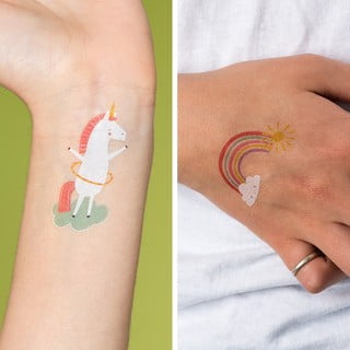 Sada 2 listů dočasného tetování Rex London Magical Unicorn