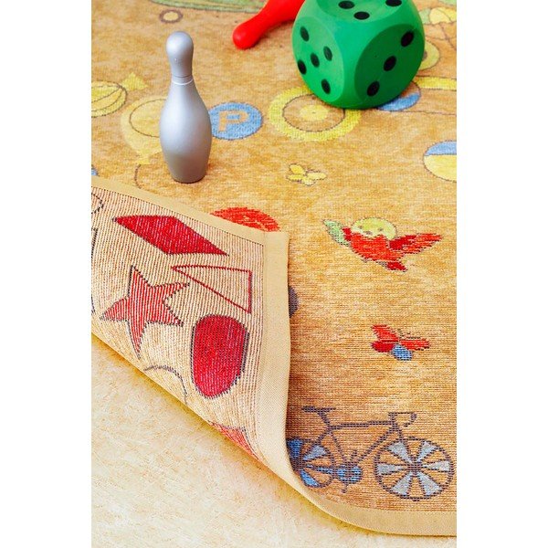 Hnědý oboustranný dětský koberec Narma Tähemaa, 160 x 230 cm-image-4