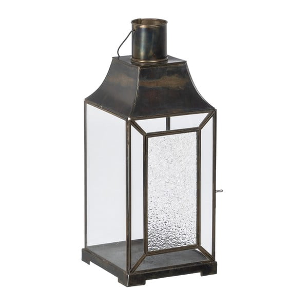 Kovovo-skleněná lucerna (výška 44 cm) – Ixia