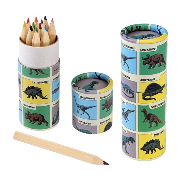 Sada pastelek 12 ks Prehistoric Land – Rex London-image-2