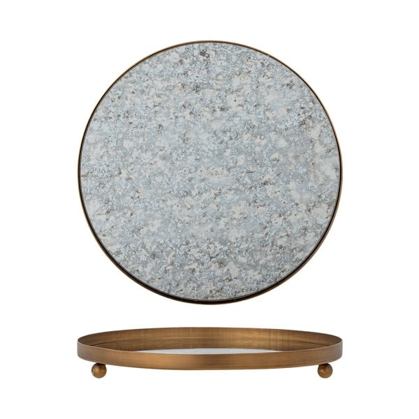 Skleněný dekorační tác ø 35 cm Glacier – Bloomingville