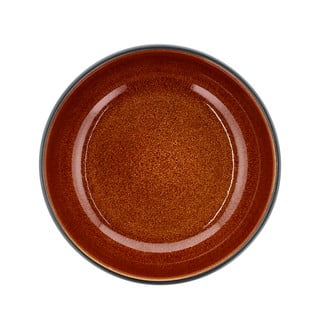 Černo-oranžová mísa z kameniny ø 18 cm – Bitz