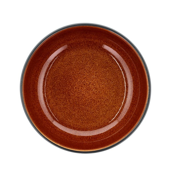 Černá/jantarová ramen miska z kameniny Gastro Black/Amber – Bitz-image-1