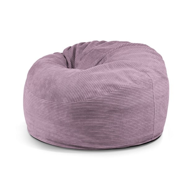 Fialový manšestrový sedací vak Om 110 – SLOWDOWN