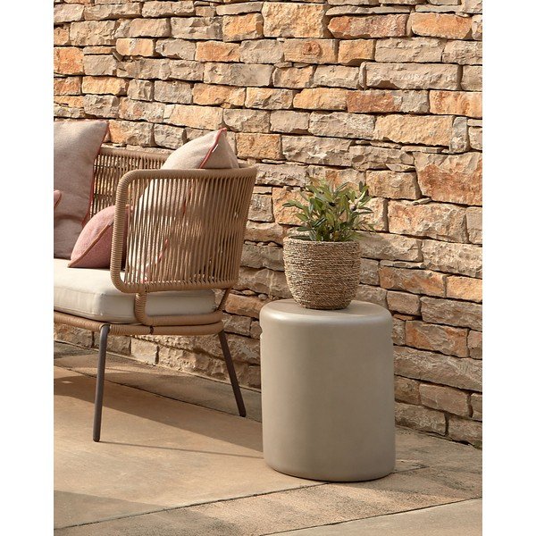 Kulatý zahradní odkládací stolek ø 35 cm Taimi – Kave Home-image-1