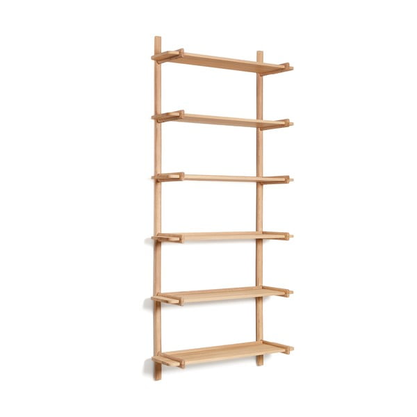 Modulární policový systém z dubového dřeva v přírodní barvě 90x202 cm Sitra – Kave Home