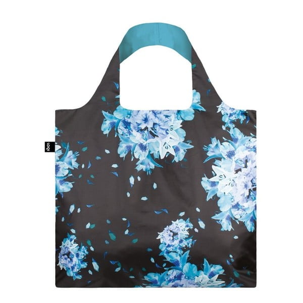 Skládací nákupní taška s kapsičkou LOQI Flower Bomb