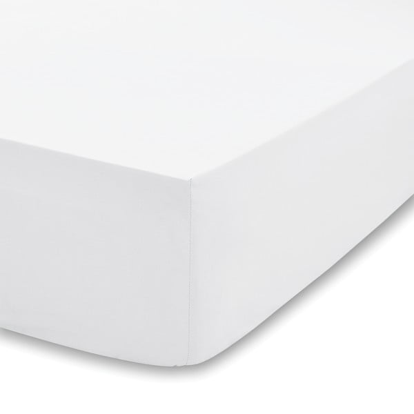Bílé napínací prostěradlo 150x200 cm – Bianca