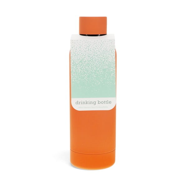 Oranžová cestovní nerezová lahev 500 ml – Rex London-image-2