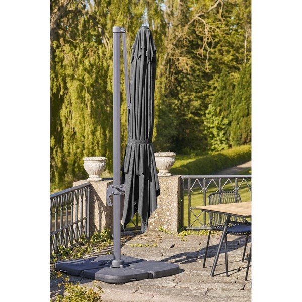 Černý slunečník ø 295 cm Baza – House Nordic-image-4