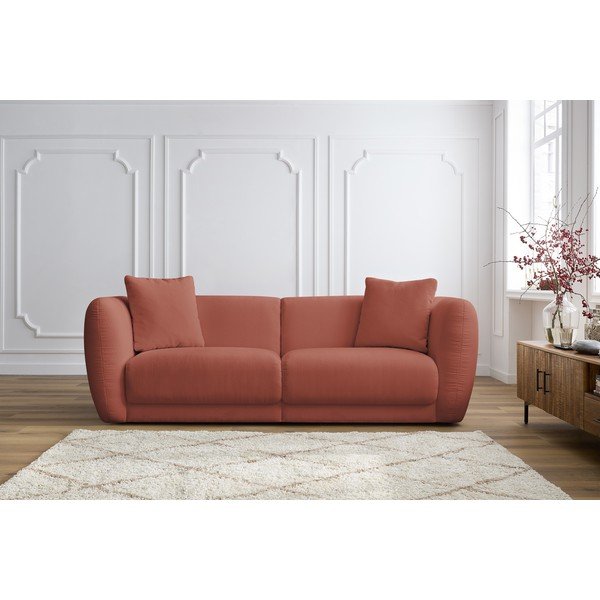 Červená pohovka 230 cm Bourbon – Bobochic Paris-image-1