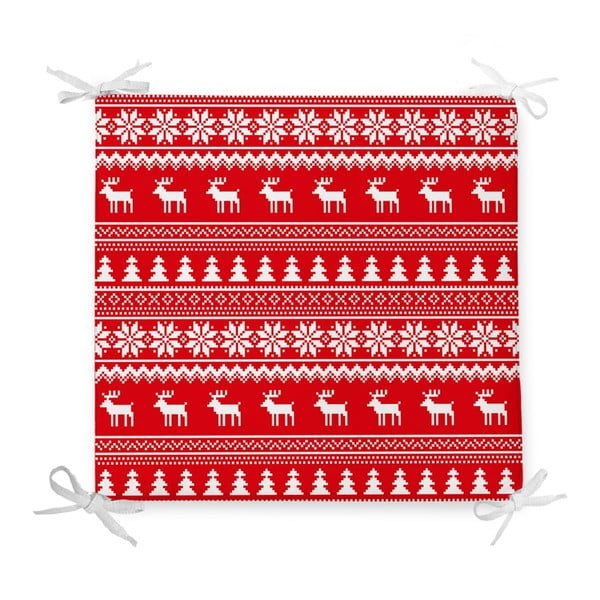 Vánoční podsedák s příměsí bavlny Minimalist Cushion Covers Stockings, 42 x 42 cm