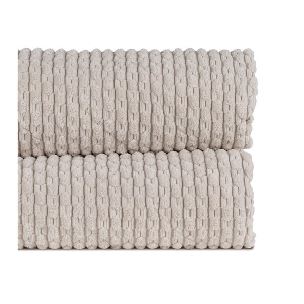 Béžový prošívaný přehoz 230x260 cm – Ixia