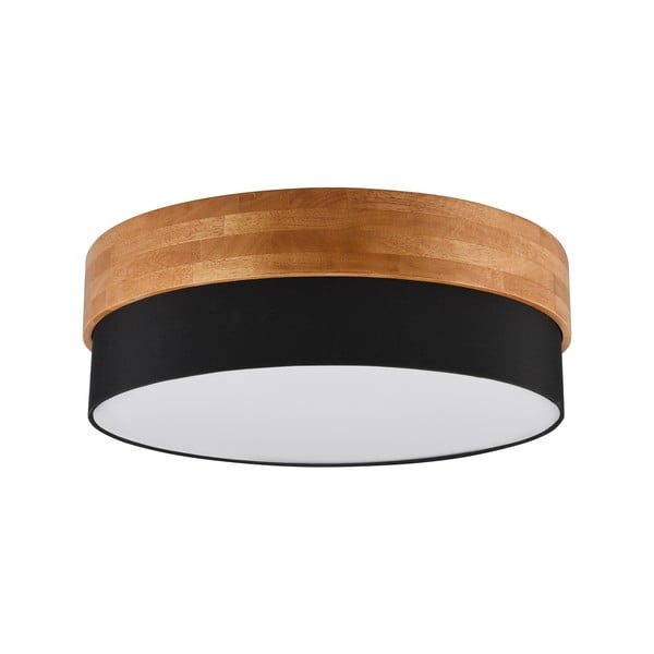 Stropní svítidlo v bílo-přírodní barvě s textilním stínidlem Seasons – Trio