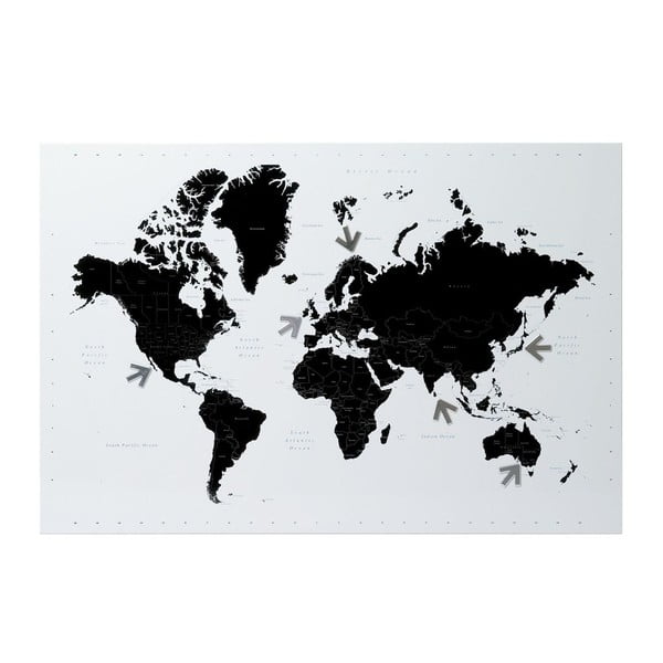Magnetická tabule World Map