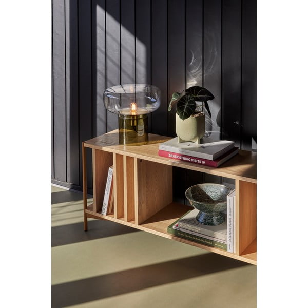 Zelená skleněná stolní lampa Crave - Hübsch-image-1