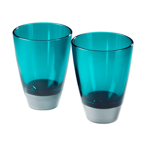 Sada 2 modrých sklenic Entity
