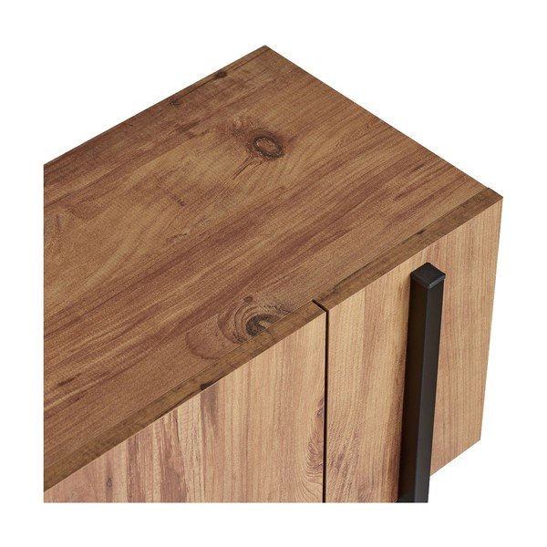 TV stolek v dekoru borovice v přírodní barvě 180x45x30 cm Nexus – Kalune Design-image-4
