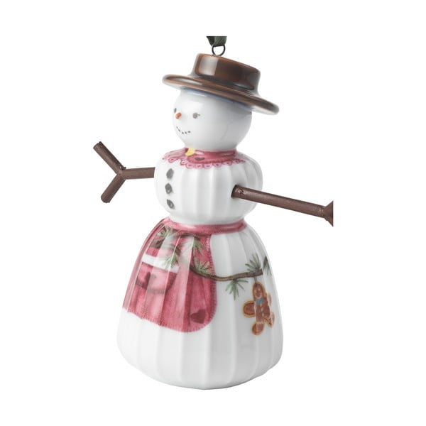Porcelánová ručně malovaná vánoční ozdoba ø 4,5 cm Hammershøi Snowwife – Kähler Design-image-2
