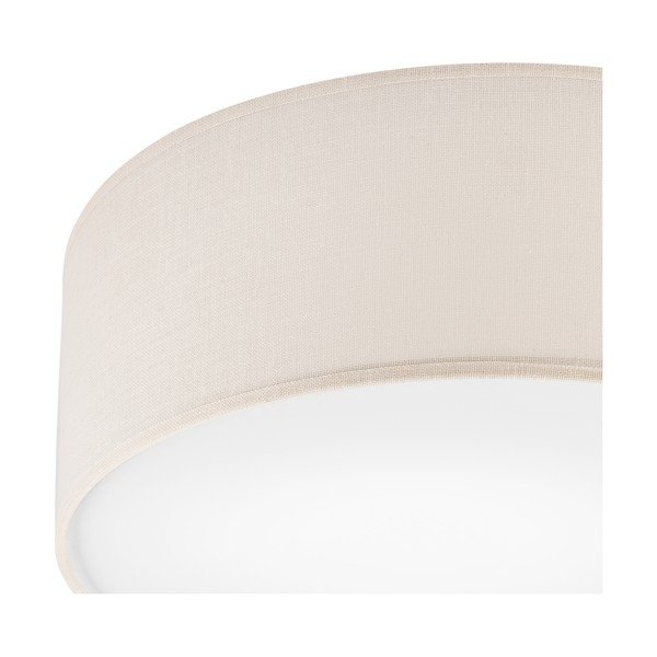 Krémové stropní svítidlo s textilním stínidlem ø 35 cm Vivian – LAMKUR-image-3