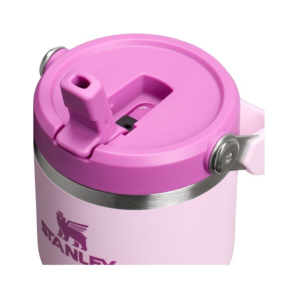 Růžová termoska z nerezové oceli 600 ml IceFlow™ Flip Straw 2.0 Cherry Blossom – Stanley-image-2