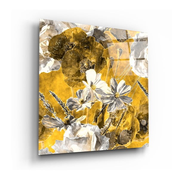Skleněný obraz Insigne Daisies, 40 x 40 cm