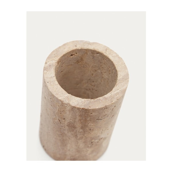 Béžový kamenný kelímek na zubní kartáčky Macre – Kave Home-image-3