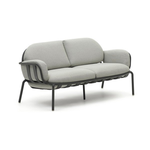 Světle šedá zahradní pohovka Joncols – Kave Home-image-2
