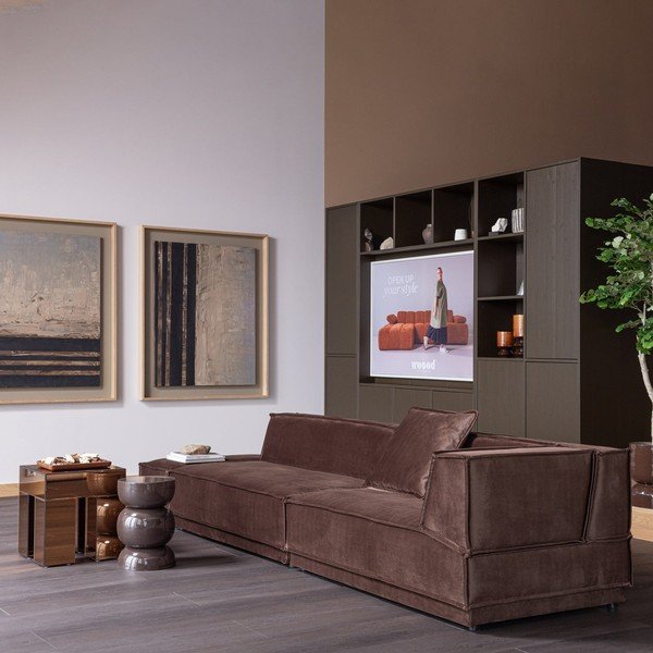 Kovový kulatý odkládací stolek ø 30 cm Breno – WOOOD-image-1