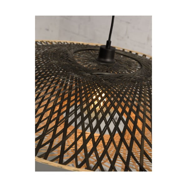 Závěsné bambusové svítidlo Good&Mojo Kalimantan, ⌀ 87 cm-image-4