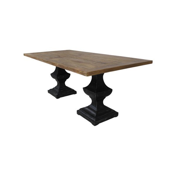 Deska stolu z neopracovaného teakového dřeva HSM collection, 210 x 100 cm-image-4