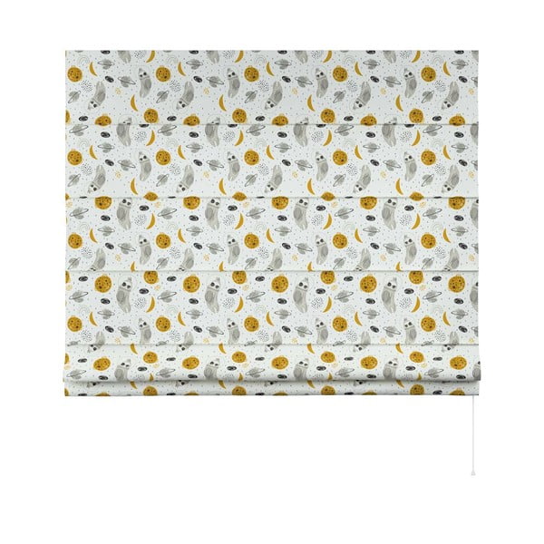 Žluto-bílá dětská roleta 170x160 cm Magic - Yellow Tipi-image-3