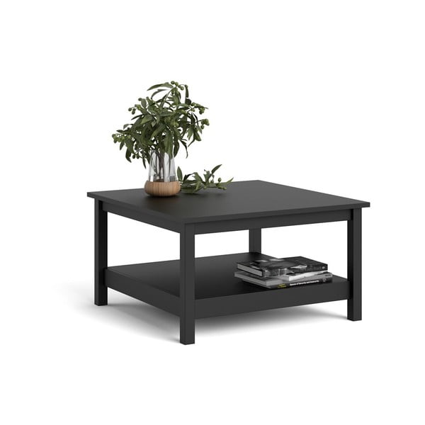 Černý konferenční stolek 81x81 cm Madrid - Tvilum-image-4