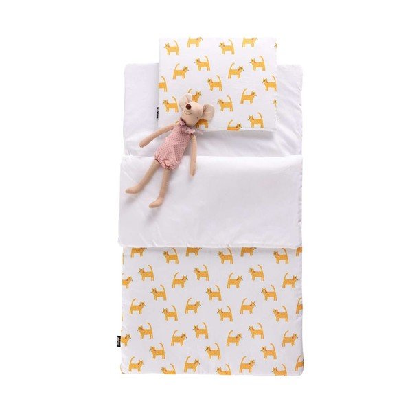 Dětský spací pytel Yellow Cats - Yellow Tipi-image-1