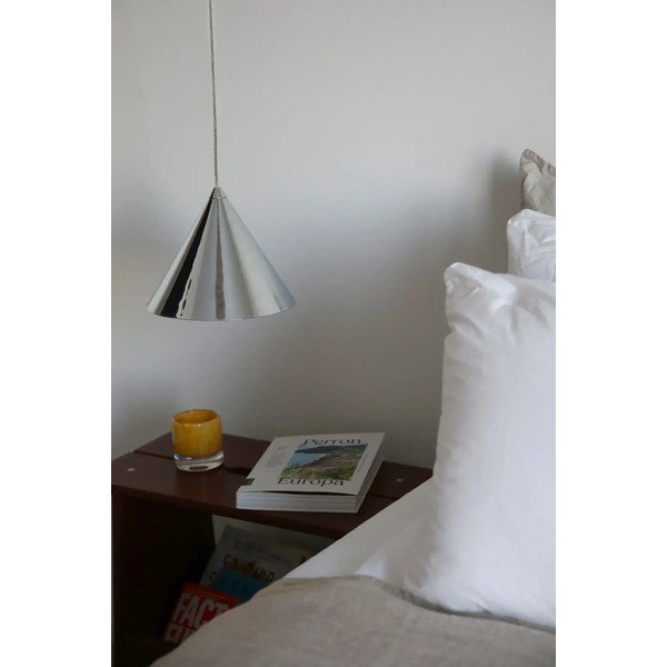 Kovové závěsné svítidlo ve stříbrné barvě s kovovým stínidlem ø 19 cm Tip – Markslöjd-image-2