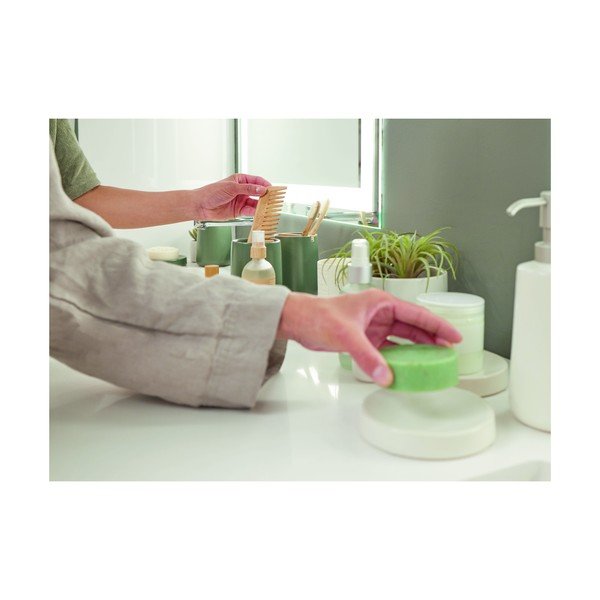 Bílá keramická mýdlenka iDesign Eco Vanity-image-2