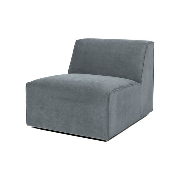 Šedý manšestrový modul pohovky (středový díl) Sting – Scandic-image-1