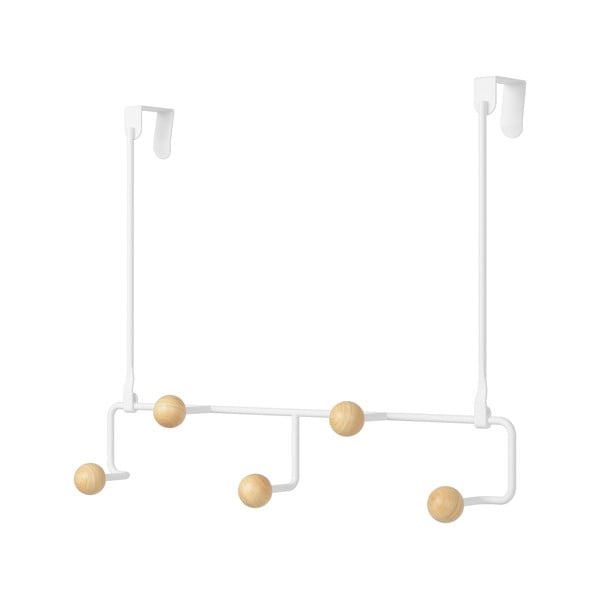 Bílý přírodní kovový věšák na dveře 39 cm Estique – Umbra-image-3