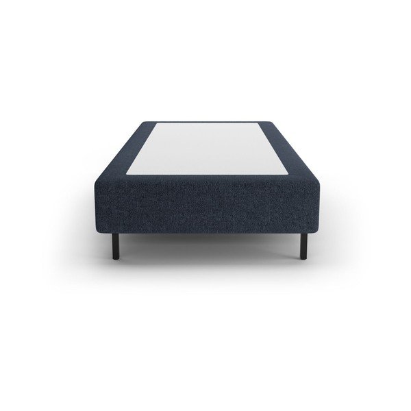 Tmavě modrá čalouněná jednolůžková postel bez čela 90x200 cm Whale – Micadoni -image-2