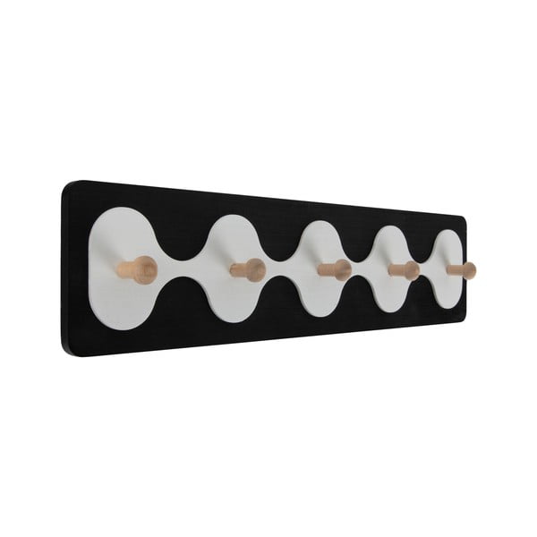 Černý nástěnný věšák 48 cm Rizar  – PT LIVING-image-2