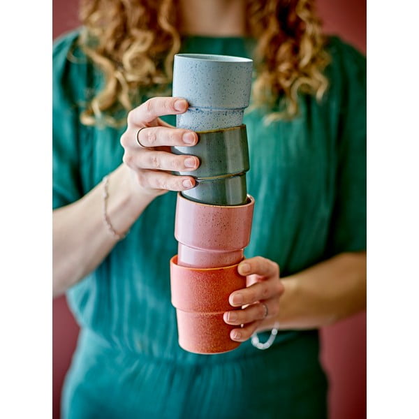 Šálky v sadě 4 ks na espresso z kameniny 150 ml Ewan – Bloomingville-image-1