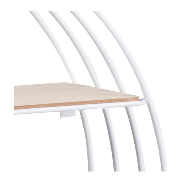 Bílá patrová police z masivu pavlovnie Darkenberg - Actona-image-3