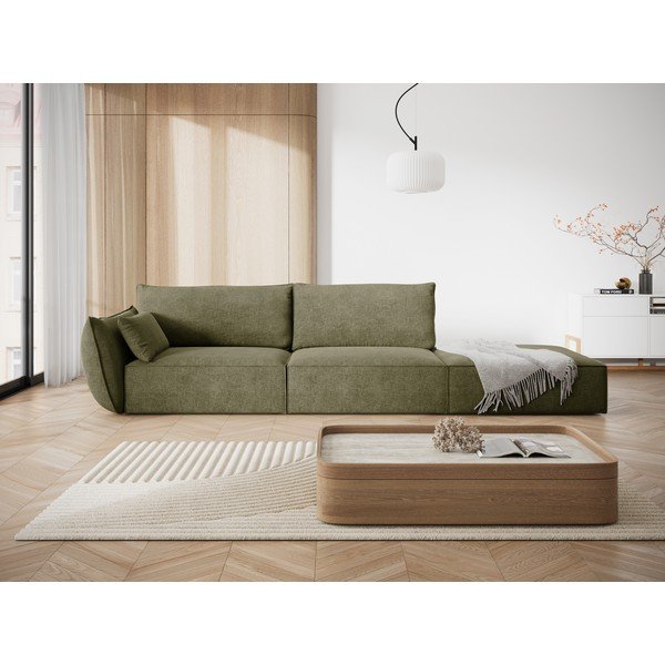 Zelená lenoška (levý roh) Vanda – Mazzini Sofas-image-1