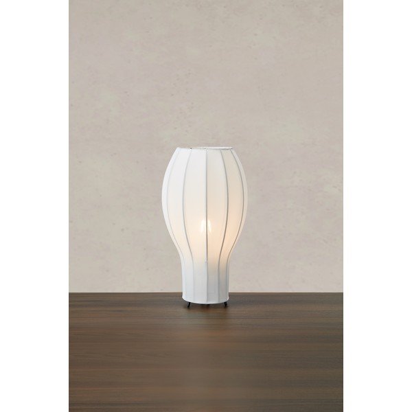 Bílá látková stolní lampa (výška 36,5 cm) Globo – Markslöjd-image-1