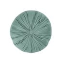 Zelený sametový dekorativní polštář Tiseco Home Studio Velvet, ø 38 cm