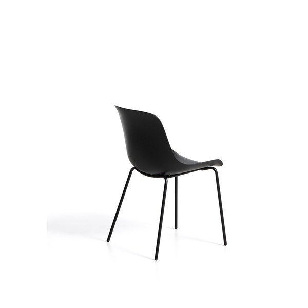 Černá plastová zahradní židle Altea – Kave Home-image-1