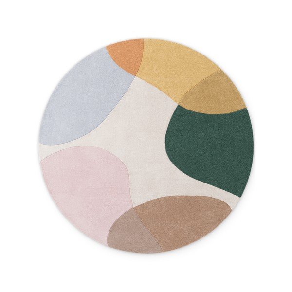 Ručně tkaný vlněný kulatý koberec ø 200 cm Hackney Clarissa – Ted Baker